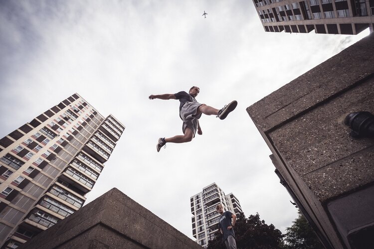 In Balance mit Beton