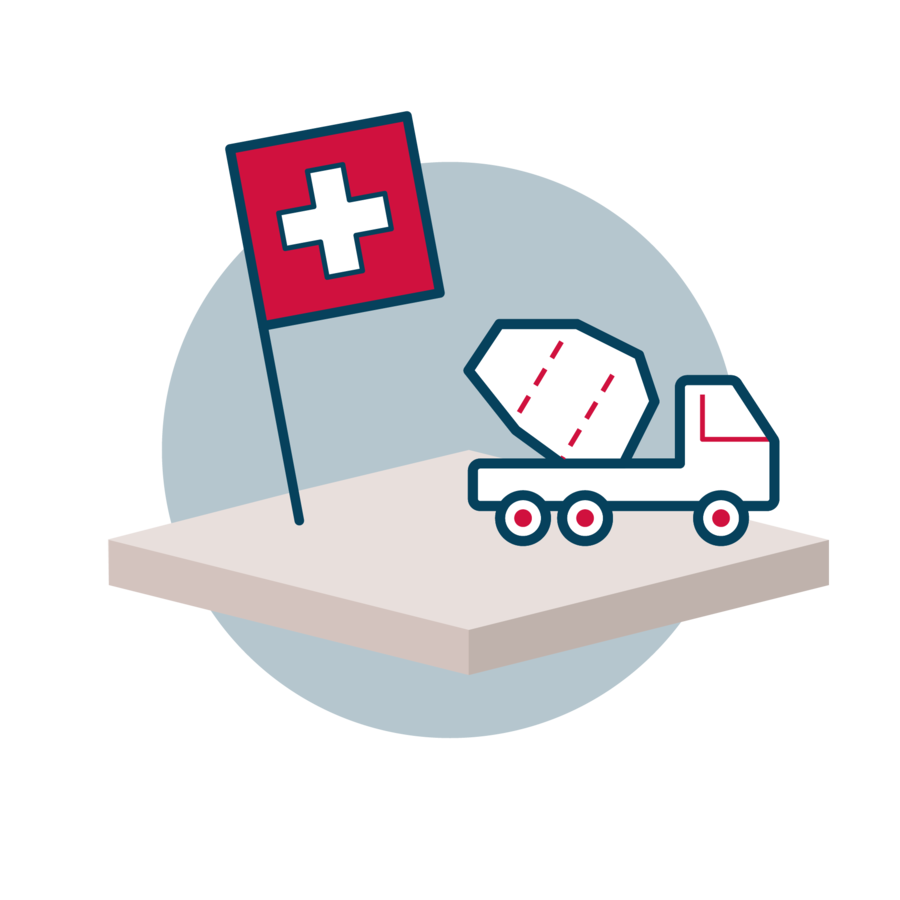 Beton ist ein Reisemuffel