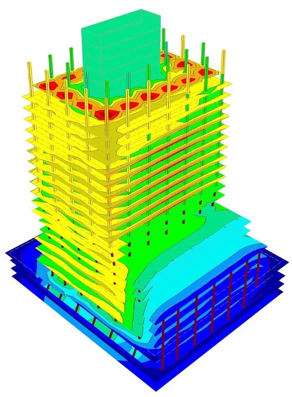 Tilia Tower: 2 S&auml;ulen