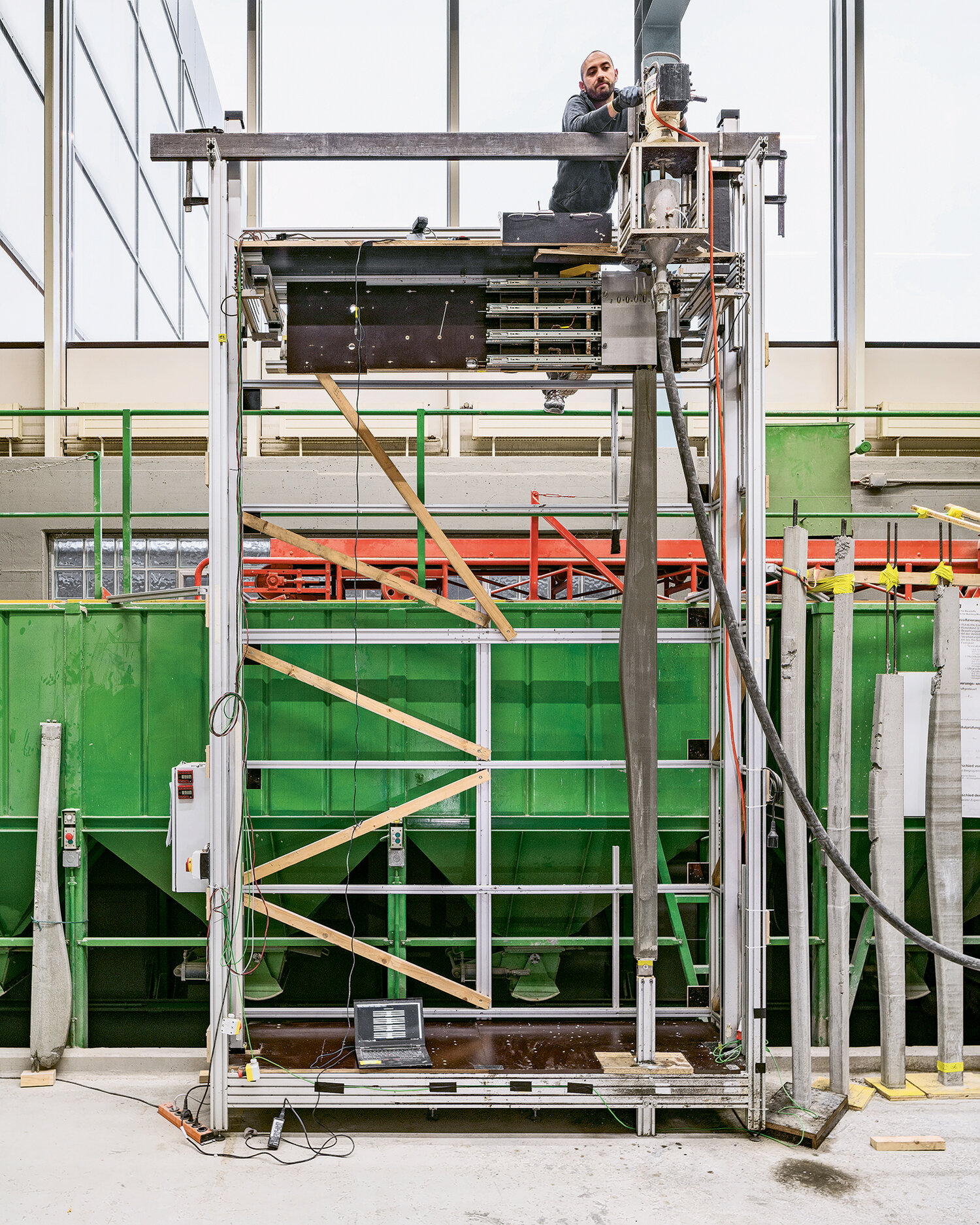 Smart Dynamic Casting: Komplexe Formen werden mit adaptiver Schalung und kurzen Herstellungszeiten realisiert.