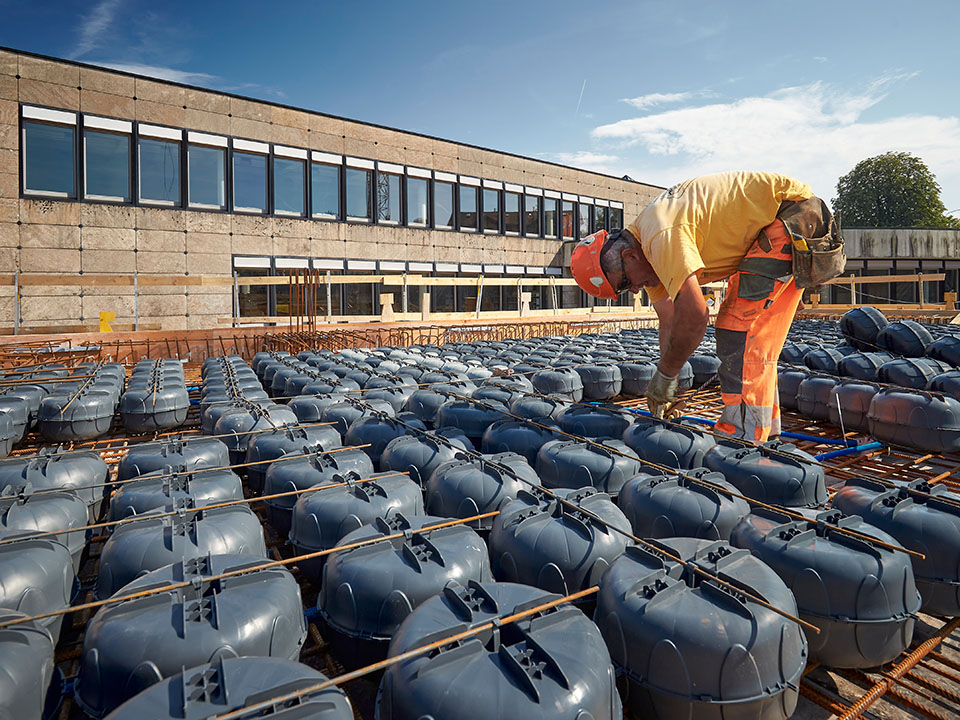 Galerie: Bauen in Beton - Universit&auml;t St. Gallen
