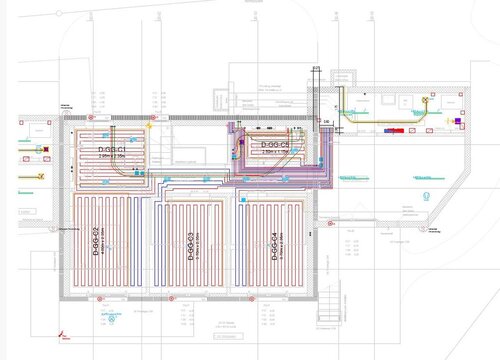 Schema TABS Einlagen: Decke Gartengeschoss
