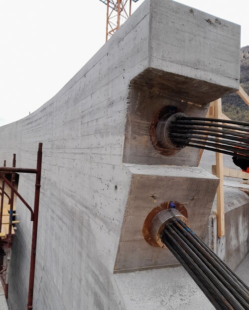 Vorspannung Br&uuml;cke Punt