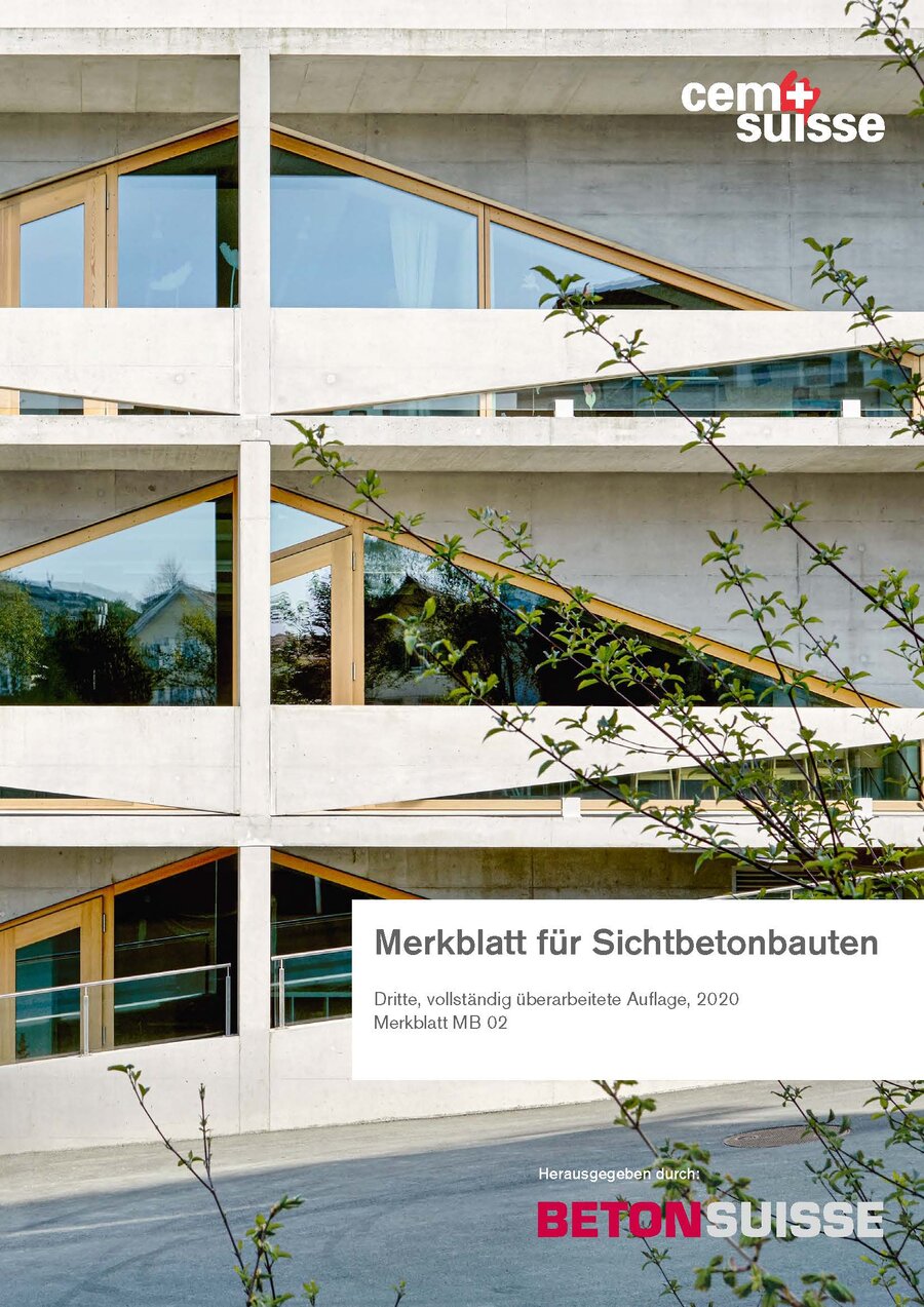 Merkblatt f&uuml;r Sichtbetonbauten