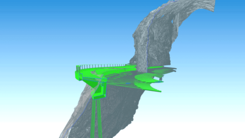 Die digitale Planung erm&ouml;glichte, die komplexe Geometrie pr&auml;zise zu pr&uuml;fen, r&auml;umliche Konflikte fr&uuml;hzeitig zu erkennen und die Ausf&uuml;hrung effizient vorzubereiten.
