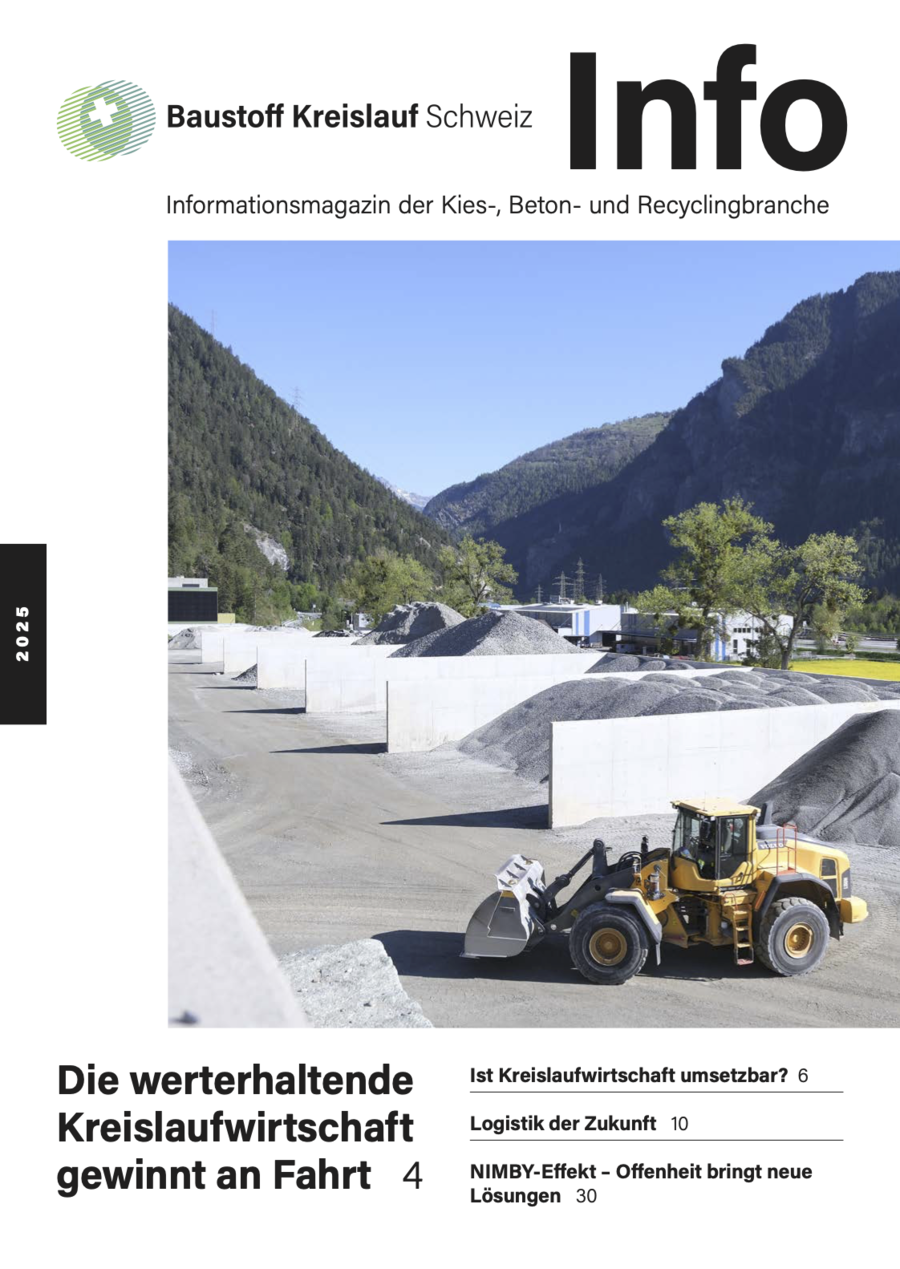 Informationsmagazin 2025 von Baustoff Kreislauf Schweiz
